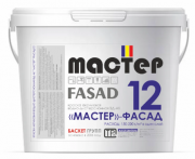 Краска акриловая водно-дисперсионная «Мастер» Фасад 12 от 15 кг